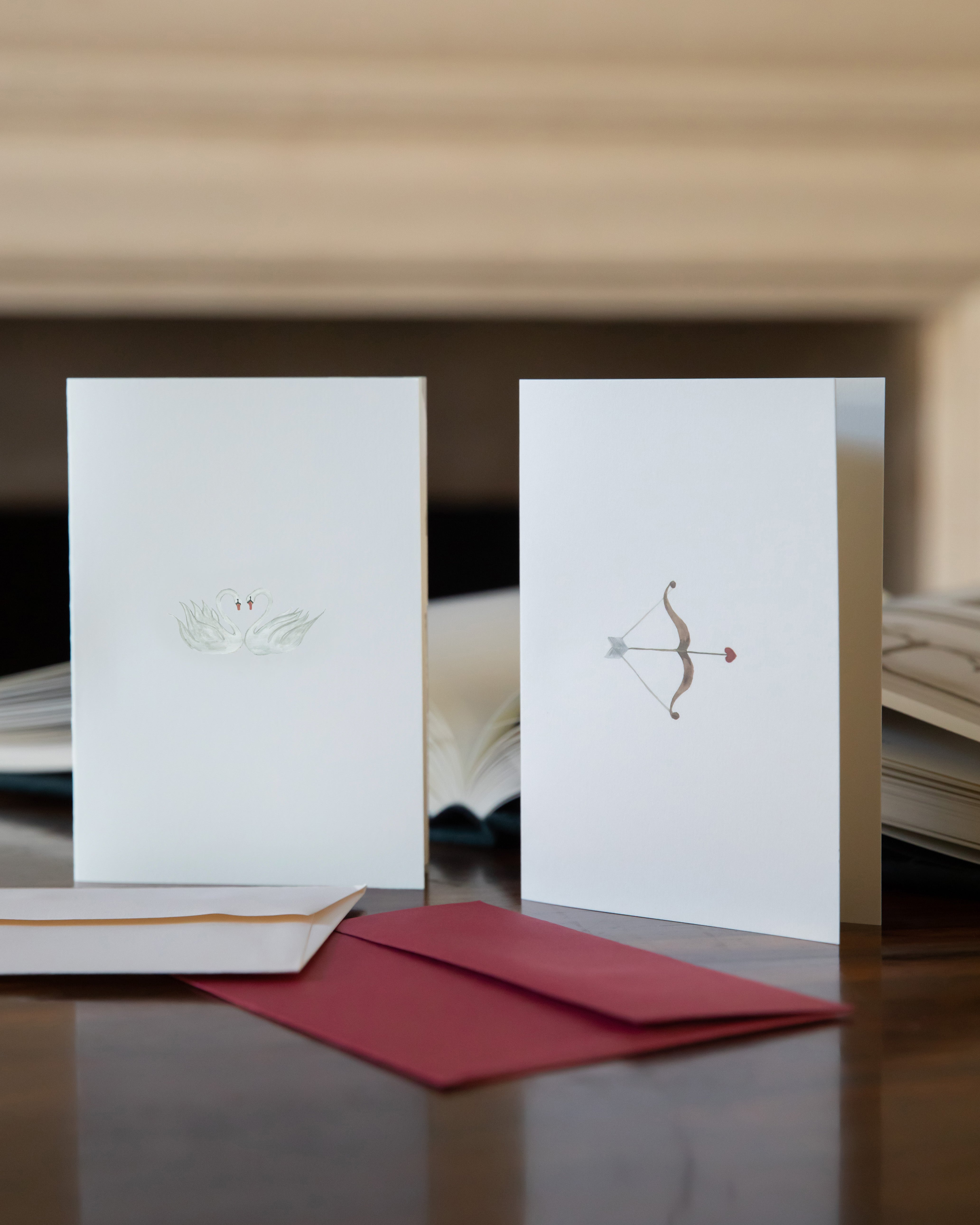 Pair of Swans Card