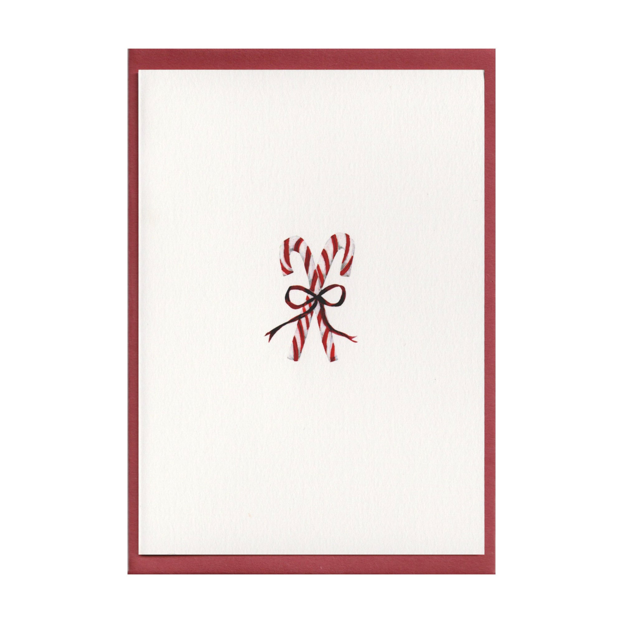 Memo Press Christmas card collection, luxury cards with watercolour illustrations, nutcracker, candy cane, tree, robin redbreast, mistletoe