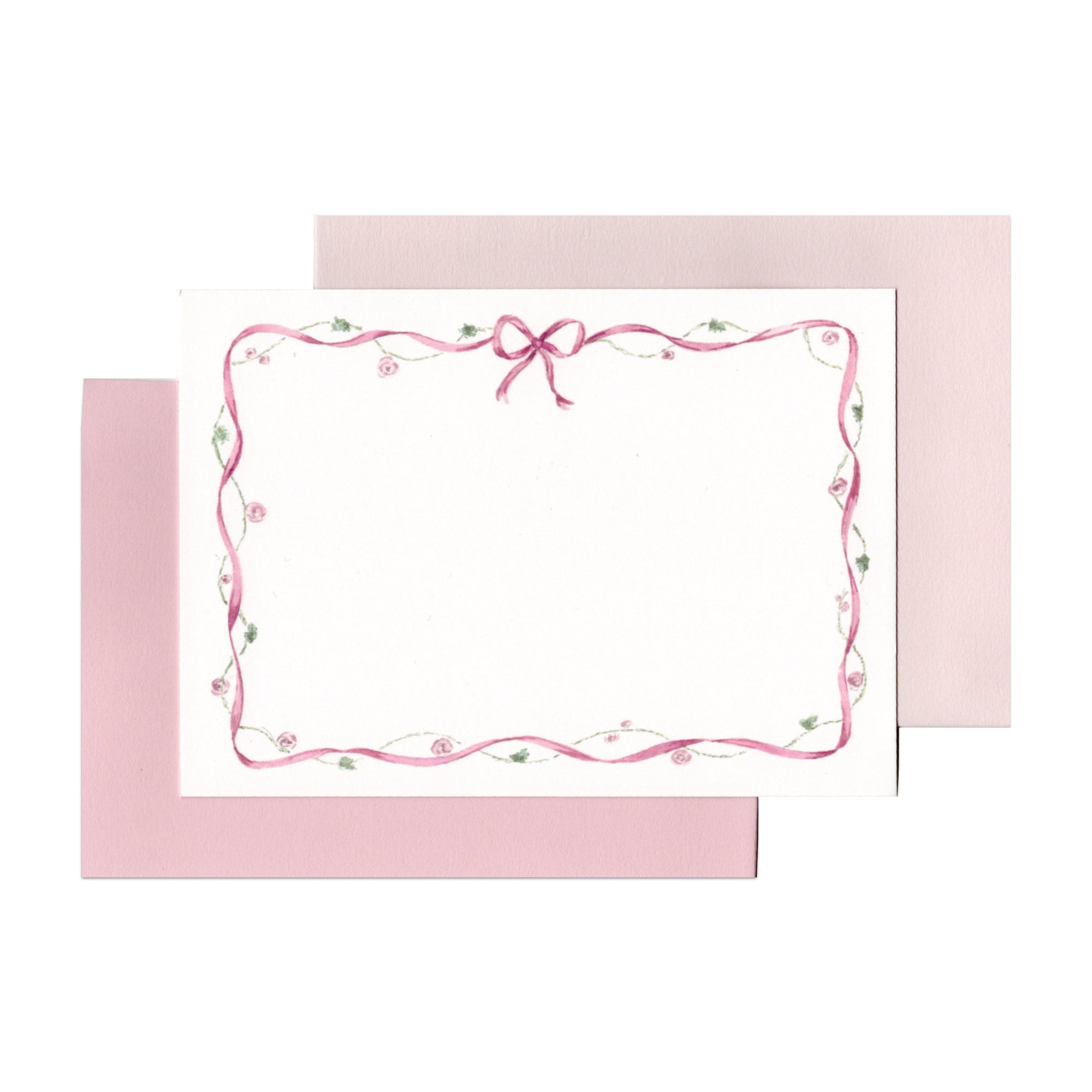 Memo Press x Smock London Rose Garland Note Cards