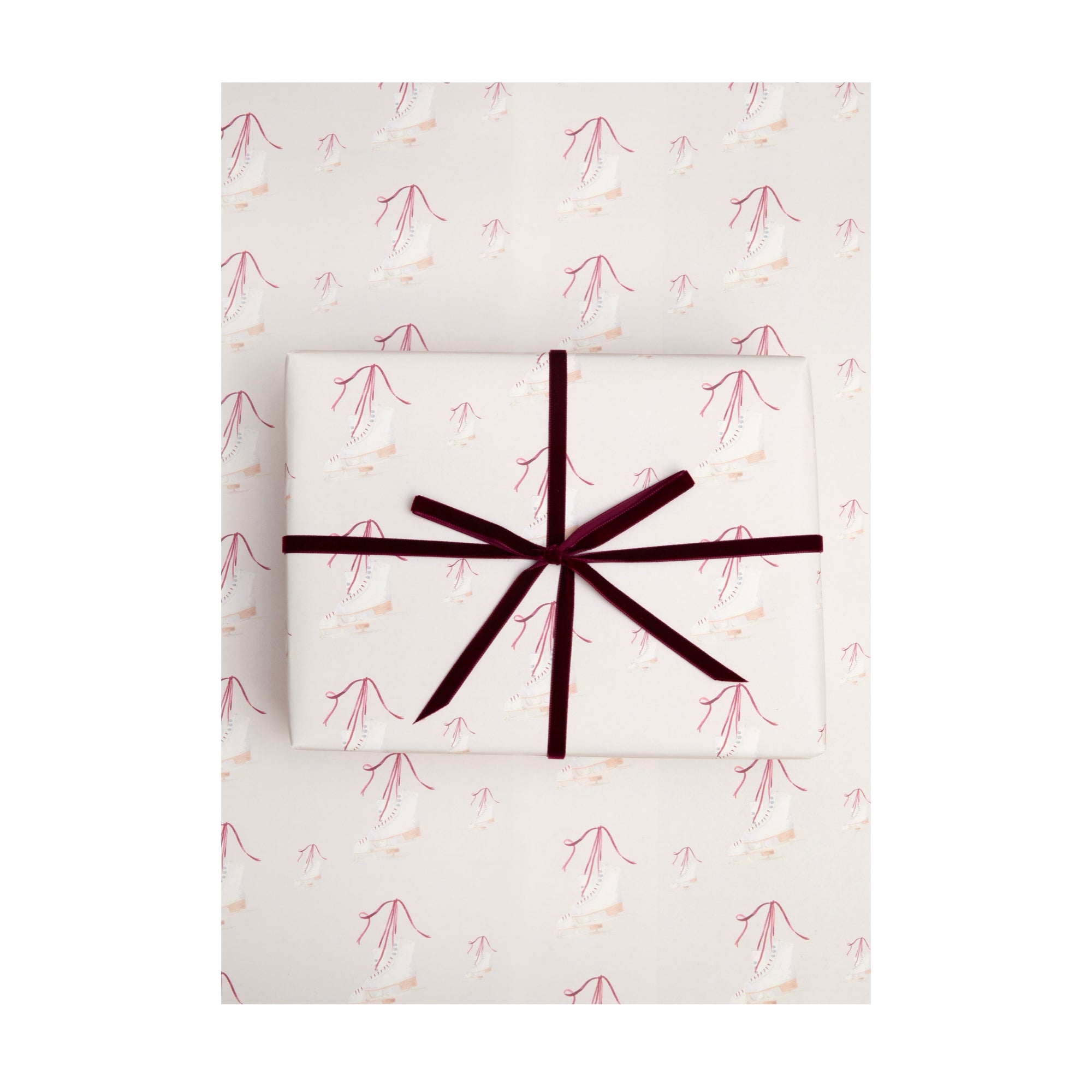 Ice Skates Wrapping Paper