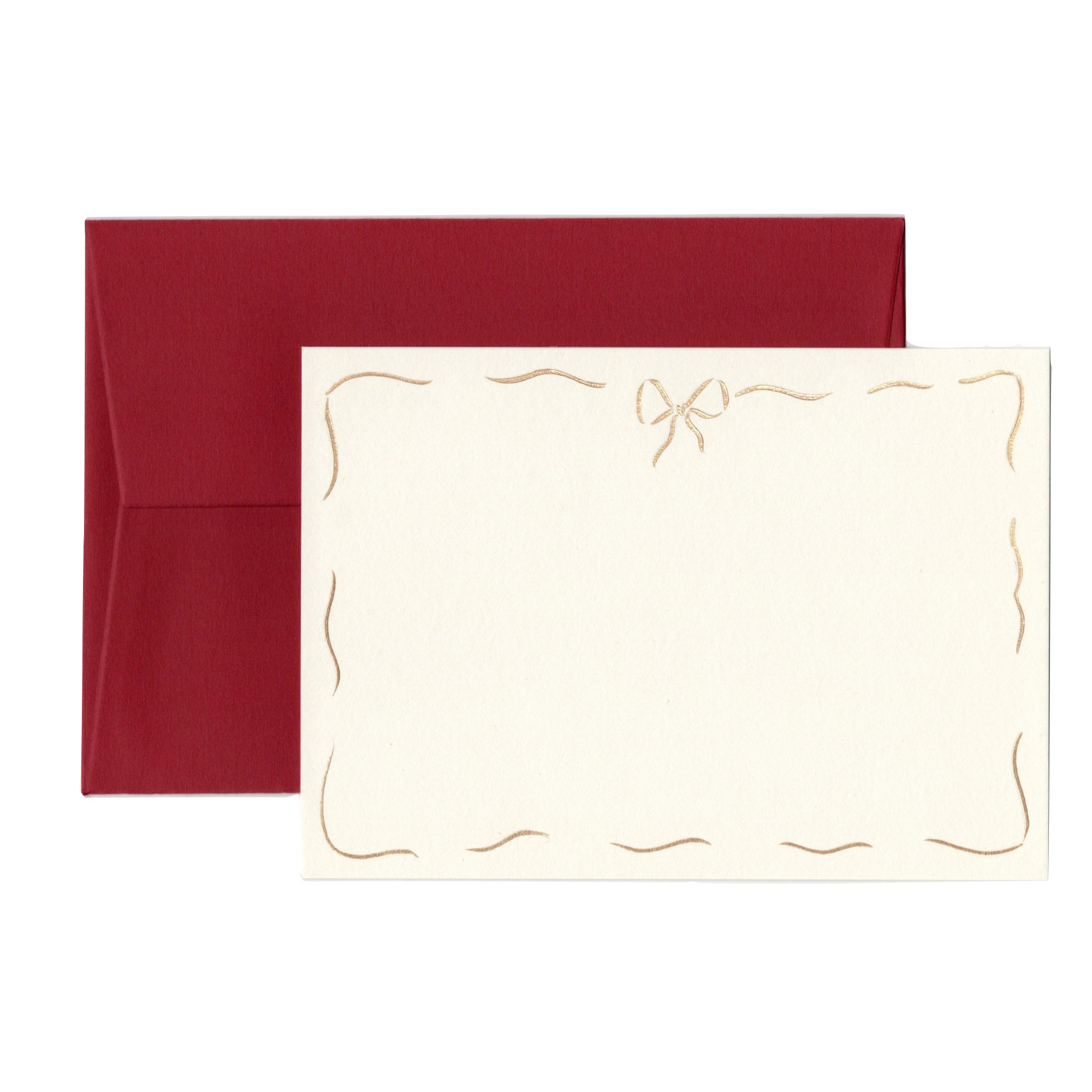 Memo Press x Smock London Gold Bow Cards